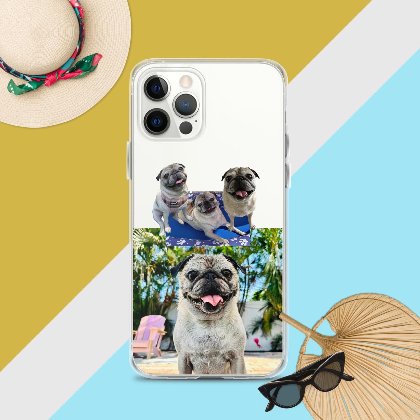 Tudi the Adventure Pug Clear Case for iPhone®