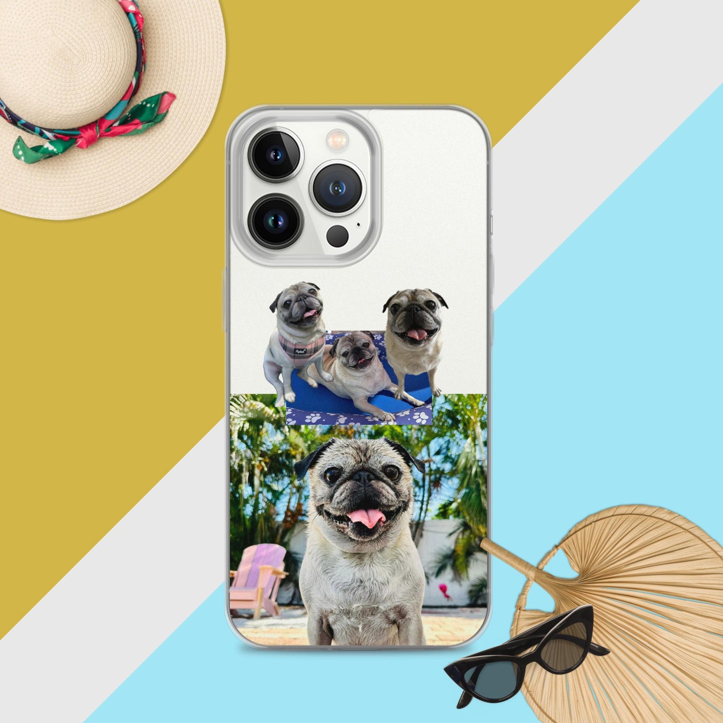 Tudi the Adventure Pug Clear Case for iPhone®