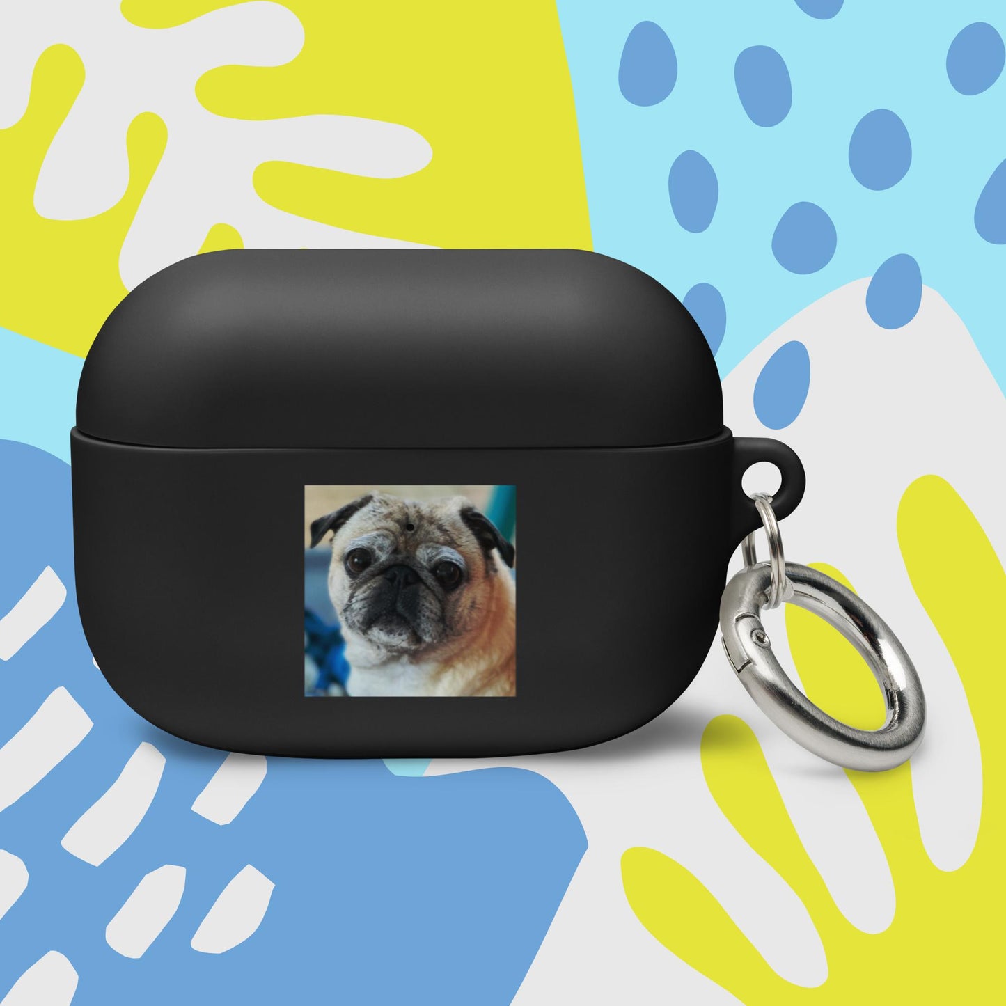 Tudi the Adventure Pug Rubber Case for AirPods®