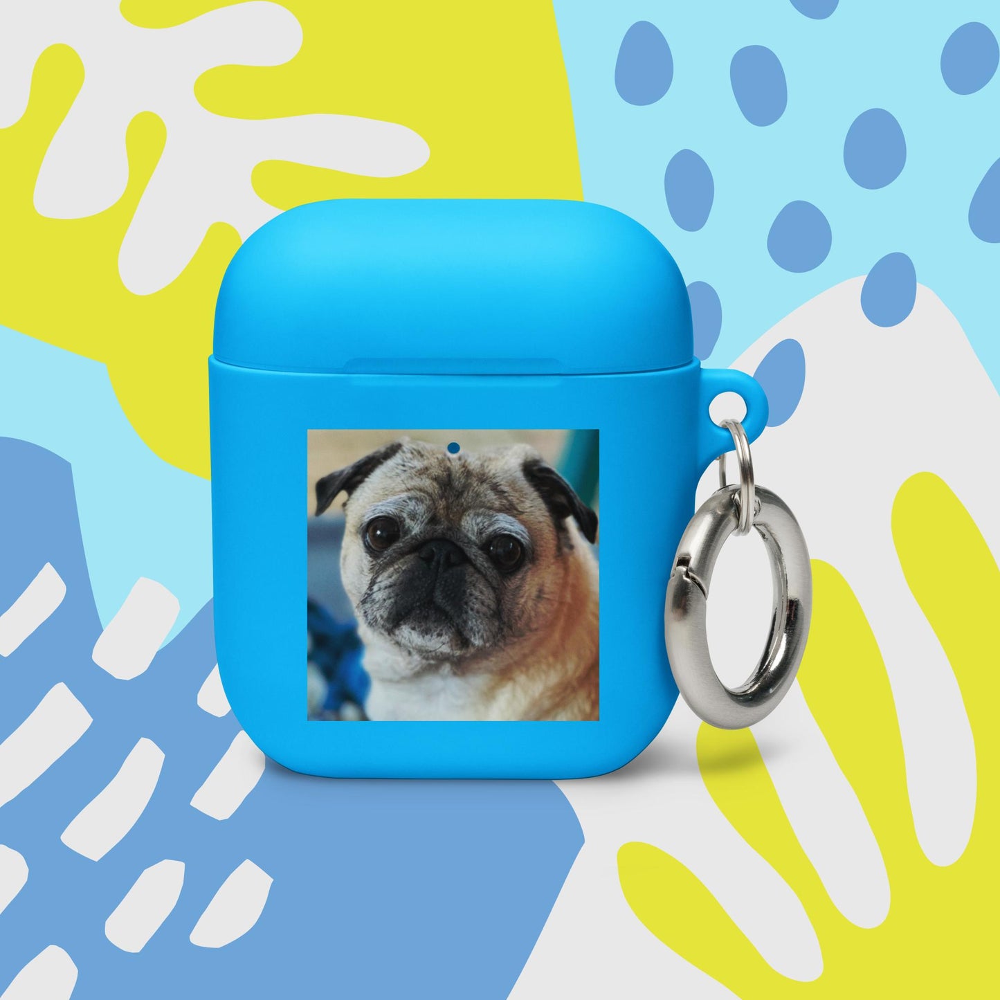 Tudi the Adventure Pug Rubber Case for AirPods®