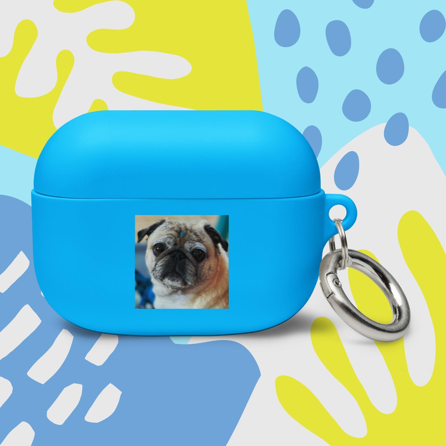 Tudi the Adventure Pug Rubber Case for AirPods®