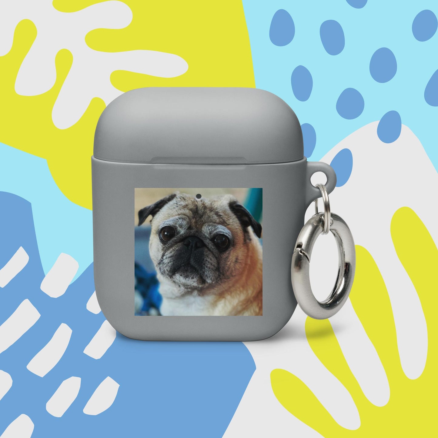 Tudi the Adventure Pug Rubber Case for AirPods®