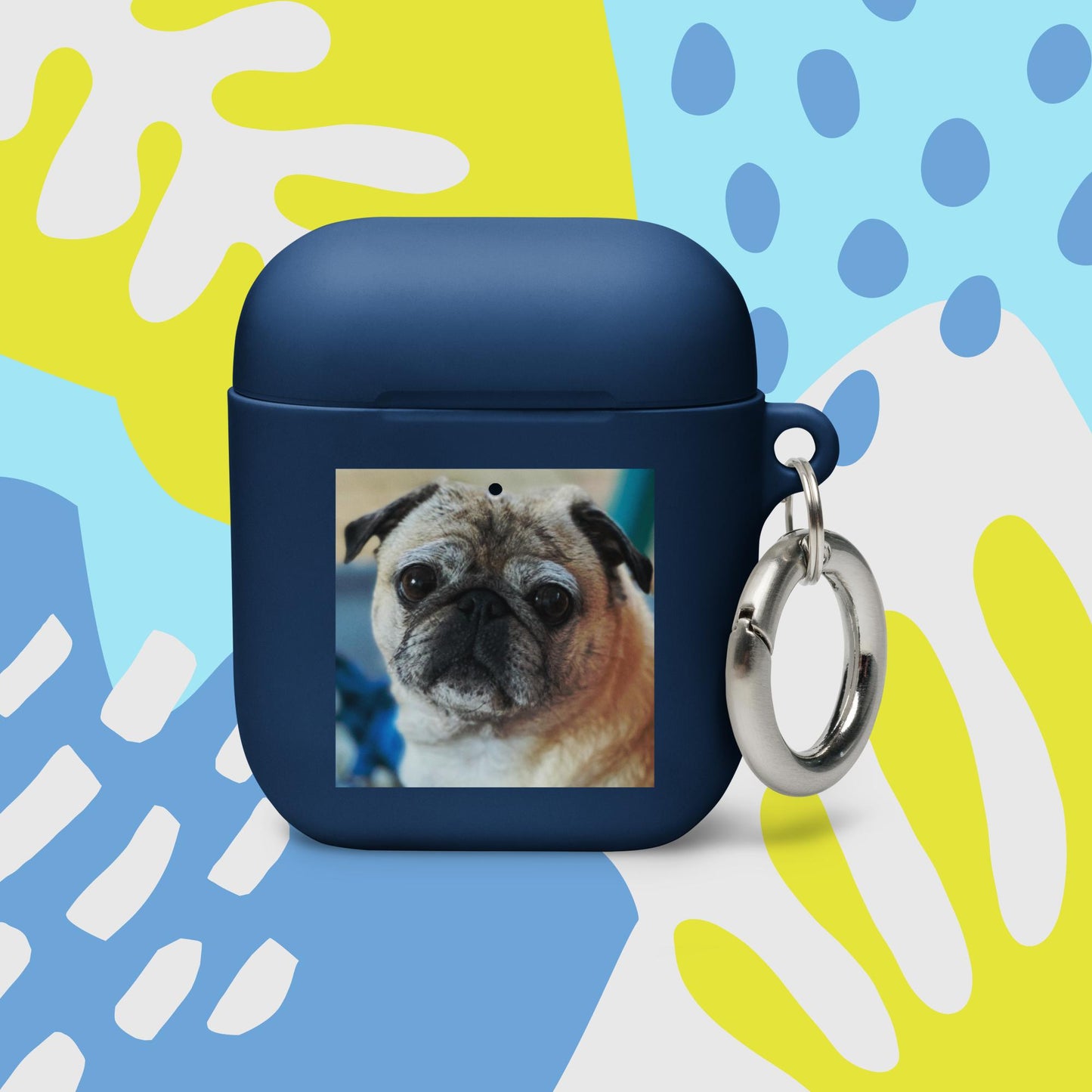 Tudi the Adventure Pug Rubber Case for AirPods®