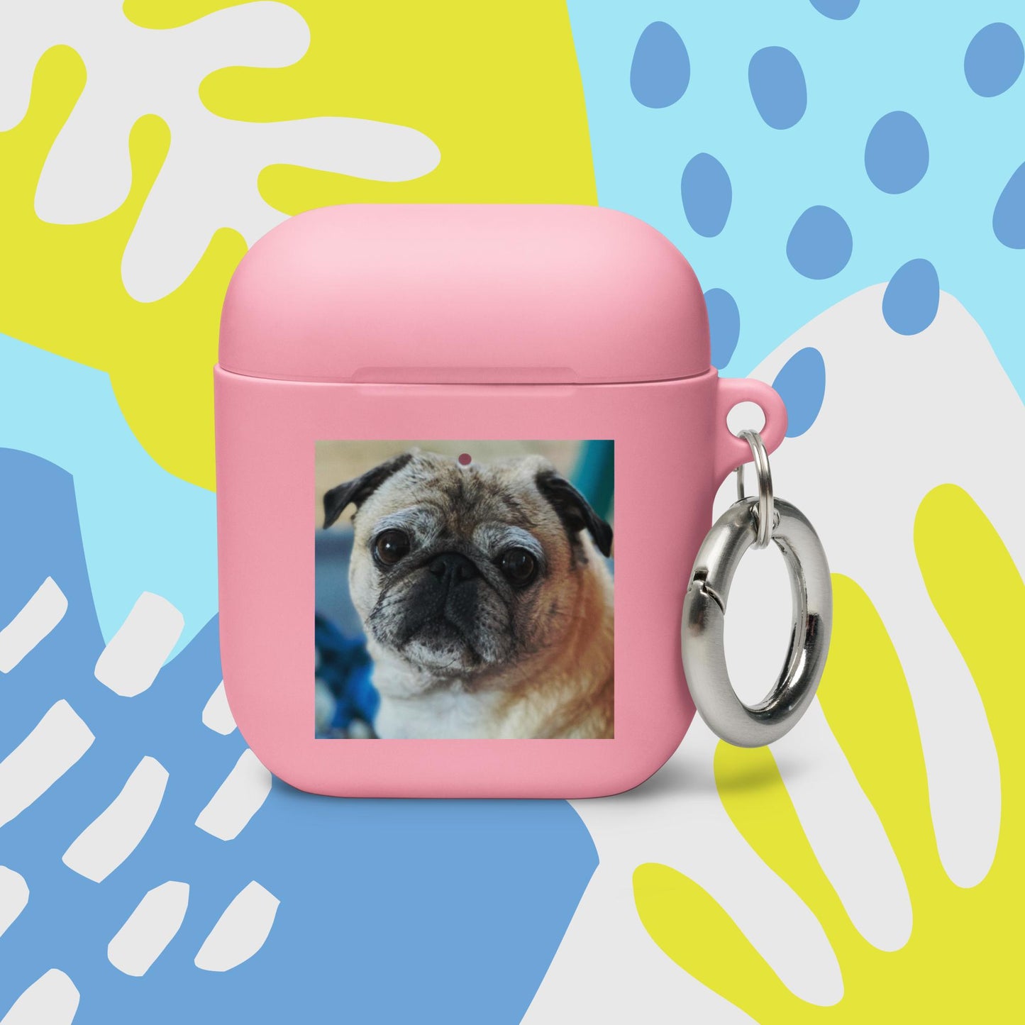 Tudi the Adventure Pug Rubber Case for AirPods®