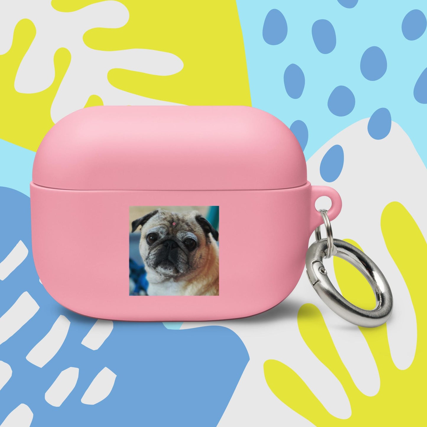 Tudi the Adventure Pug Rubber Case for AirPods®