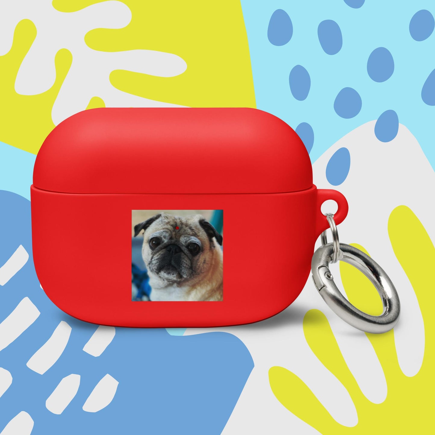 Tudi the Adventure Pug Rubber Case for AirPods®