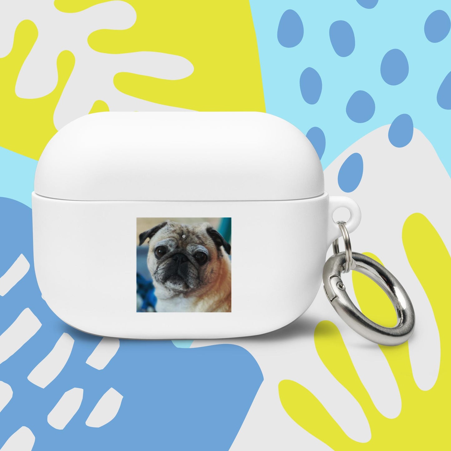 Tudi the Adventure Pug Rubber Case for AirPods®