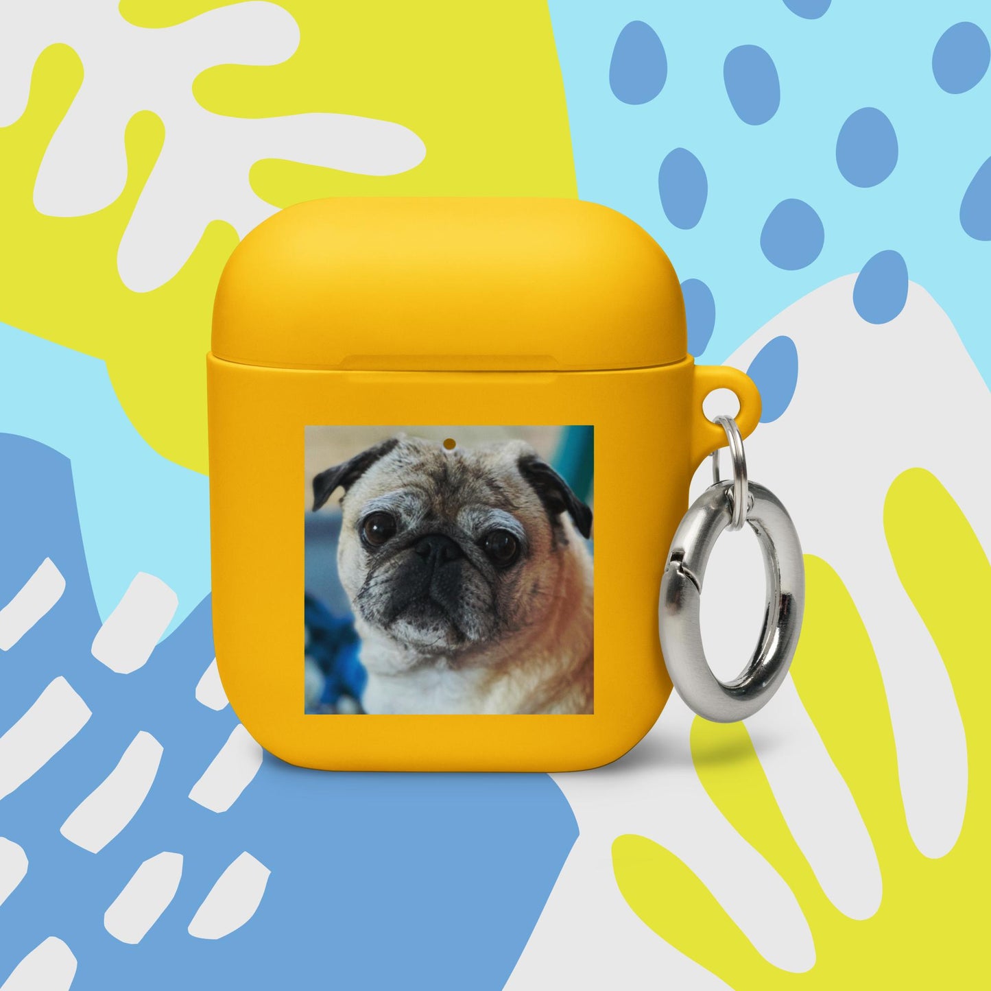 Tudi the Adventure Pug Rubber Case for AirPods®