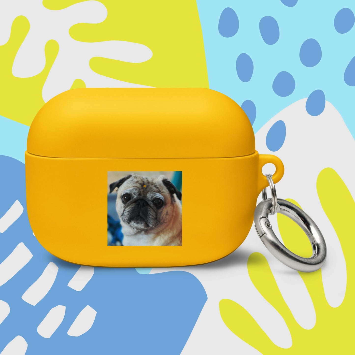 Tudi the Adventure Pug Rubber Case for AirPods®