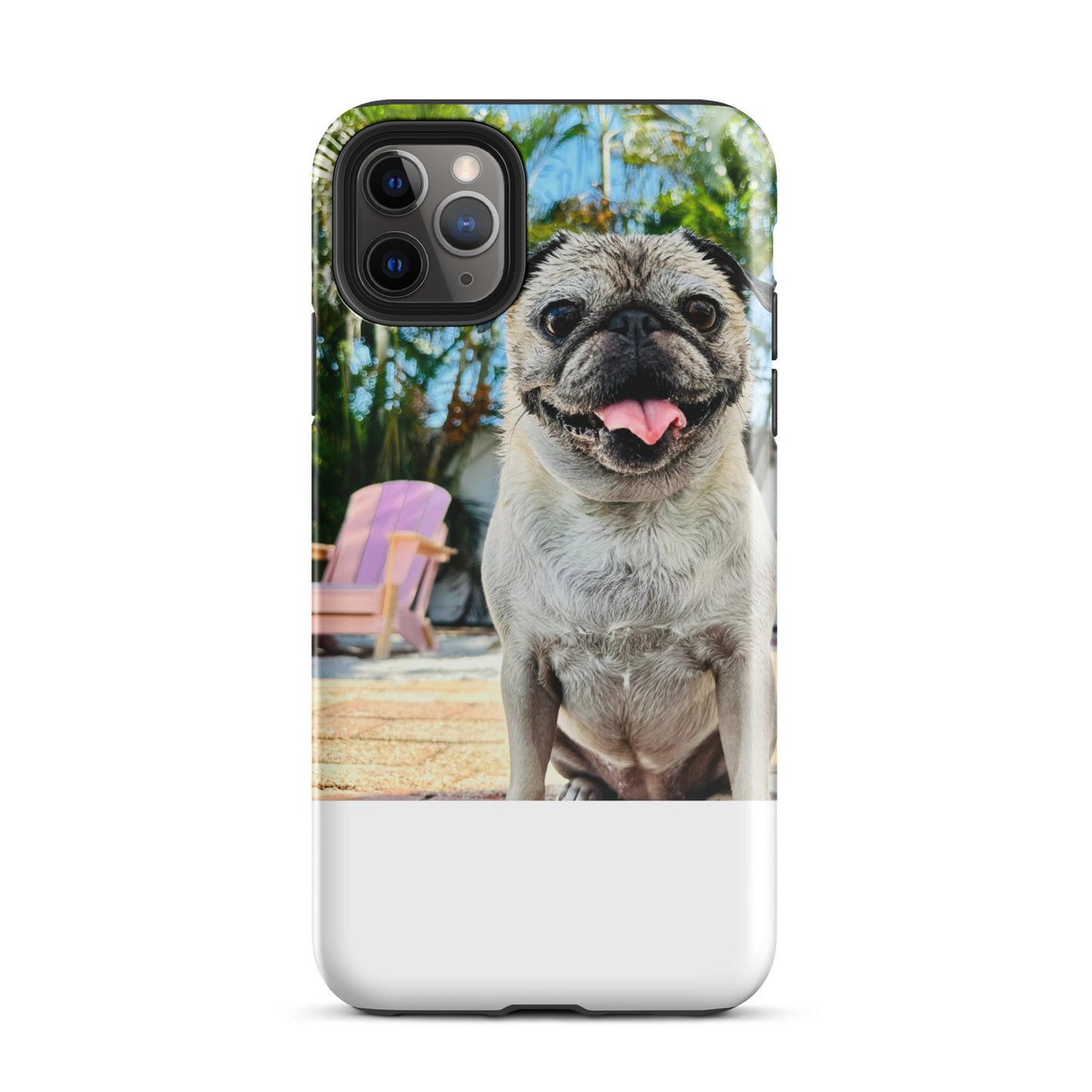 Tudi the Adventure Pug Tough Case for iPhone®