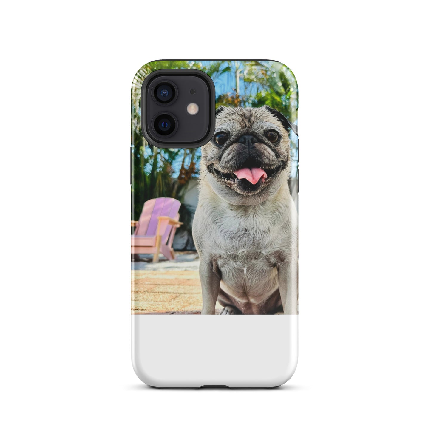 Tudi the Adventure Pug Tough Case for iPhone®