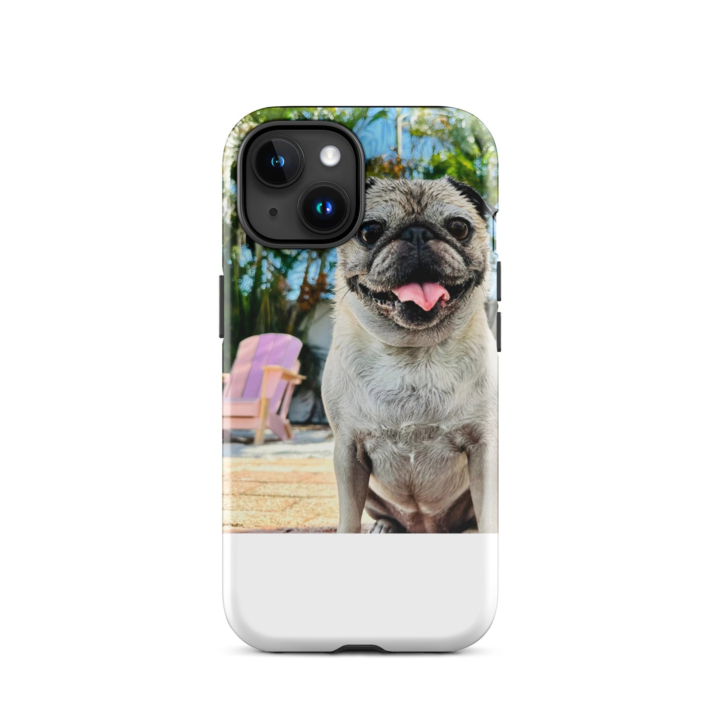 Tudi the Adventure Pug Tough Case for iPhone®