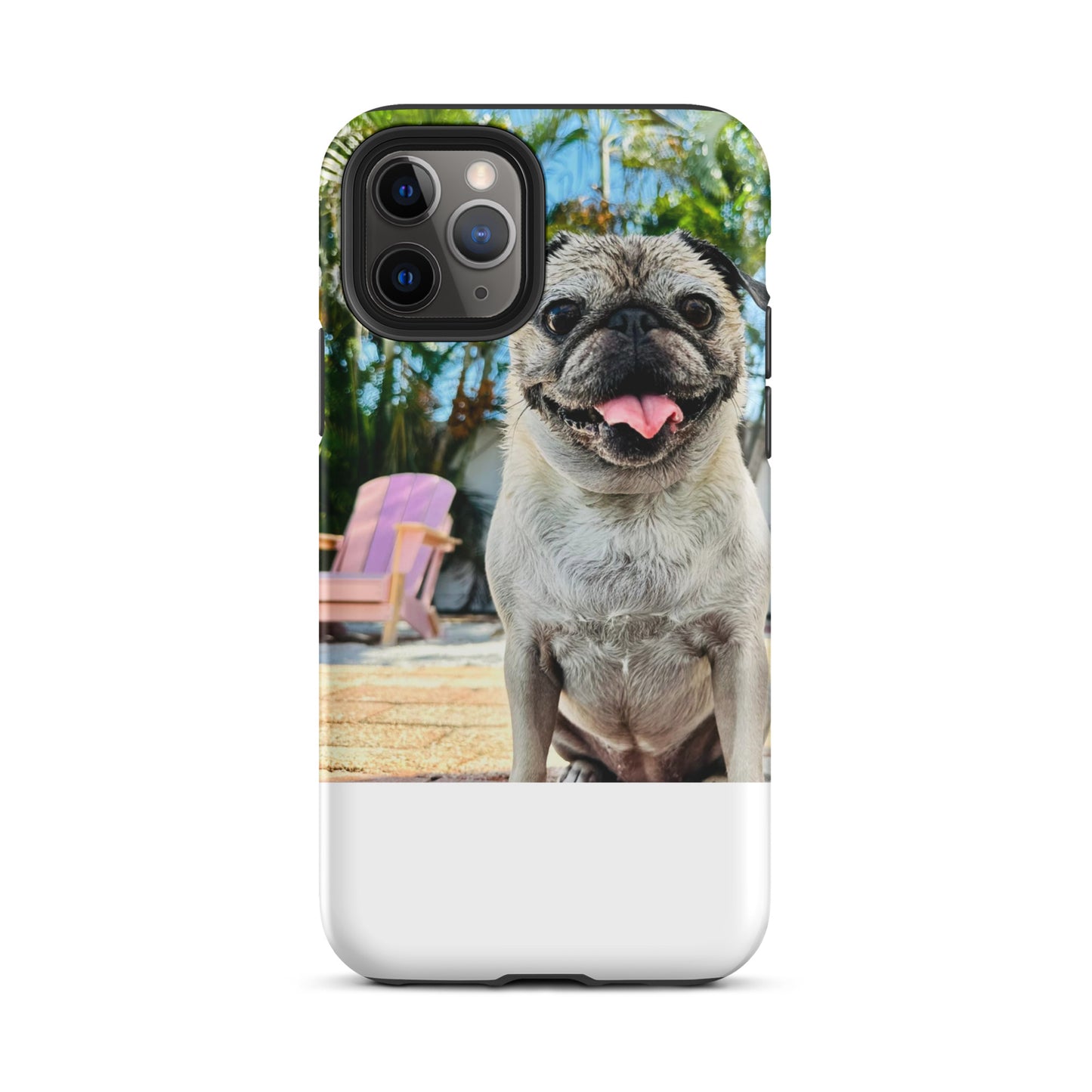 Tudi the Adventure Pug Tough Case for iPhone®