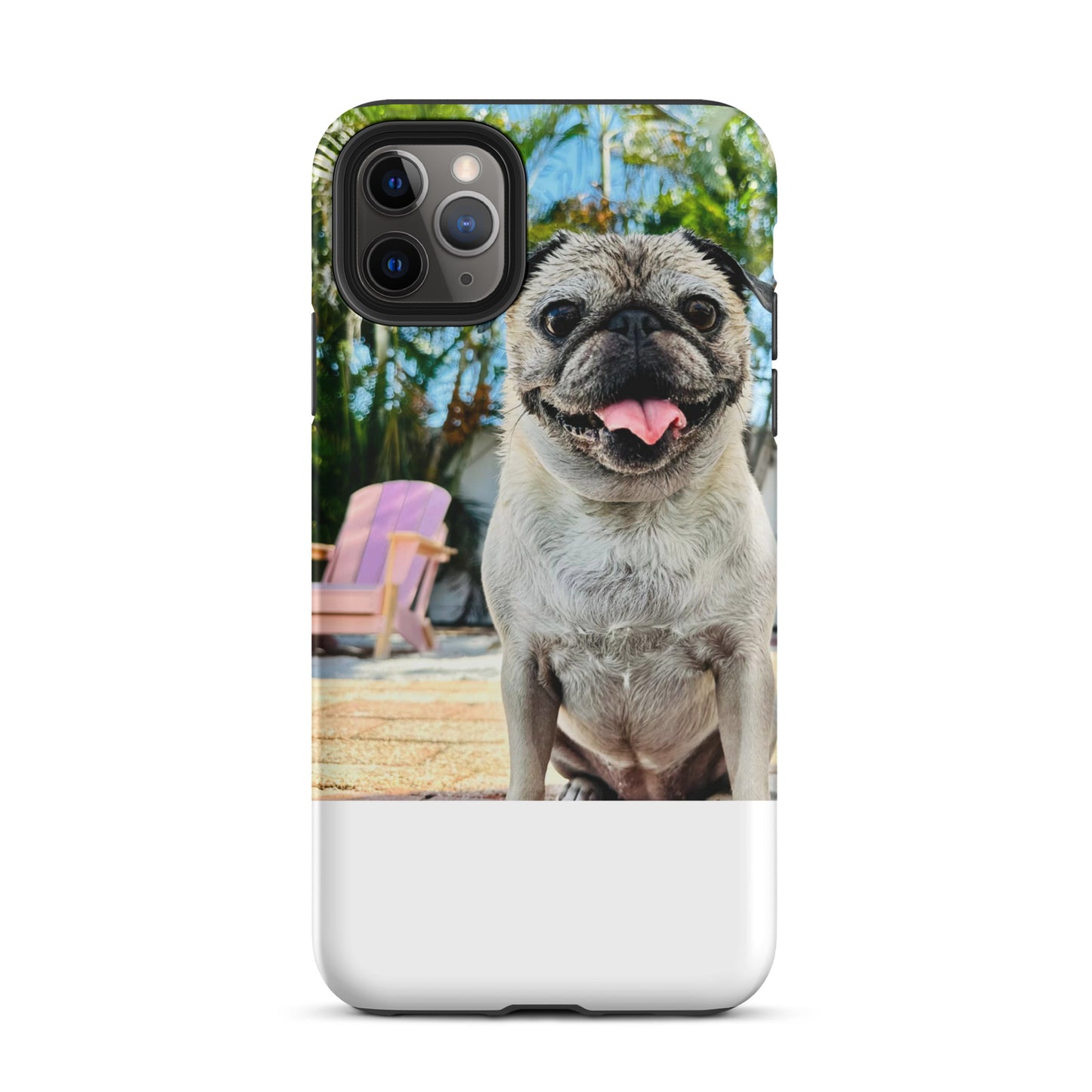 Tudi the Adventure Pug Tough Case for iPhone®