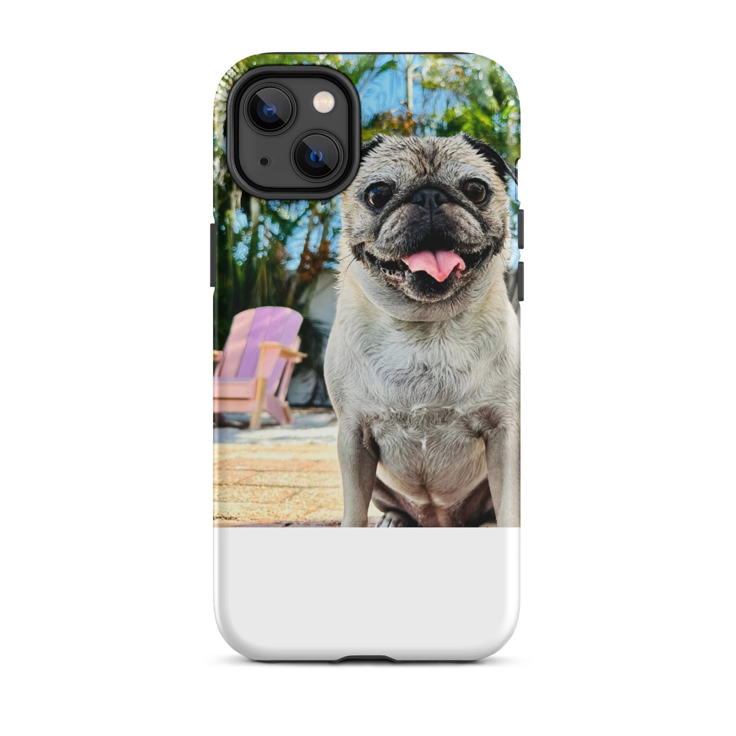 Tudi the Adventure Pug Tough Case for iPhone®