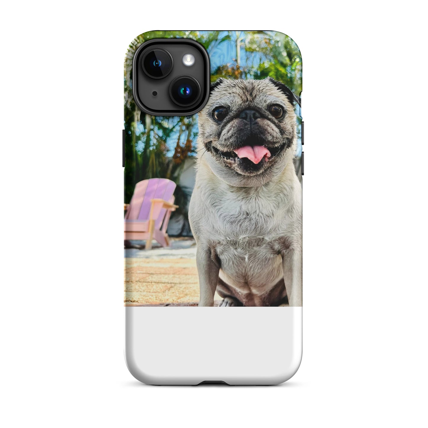 Tudi the Adventure Pug Tough Case for iPhone®