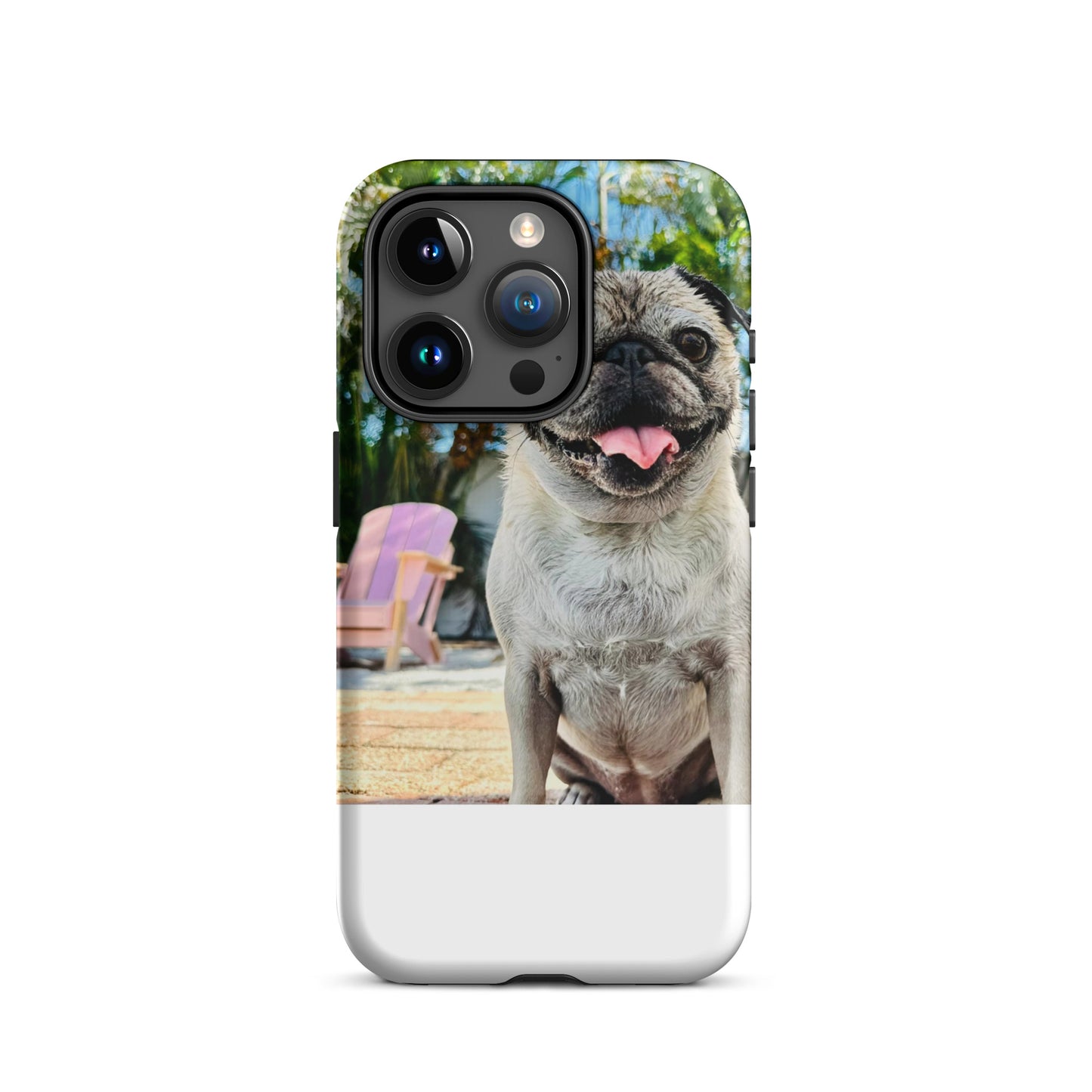 Tudi the Adventure Pug Tough Case for iPhone®