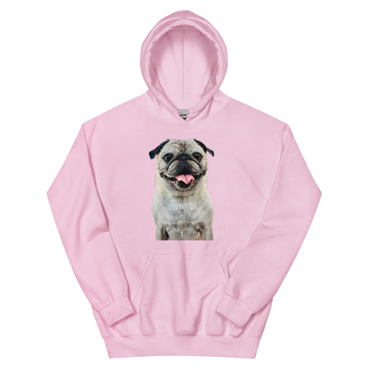 Tudi the Adventure Pug Unisex Hoodie