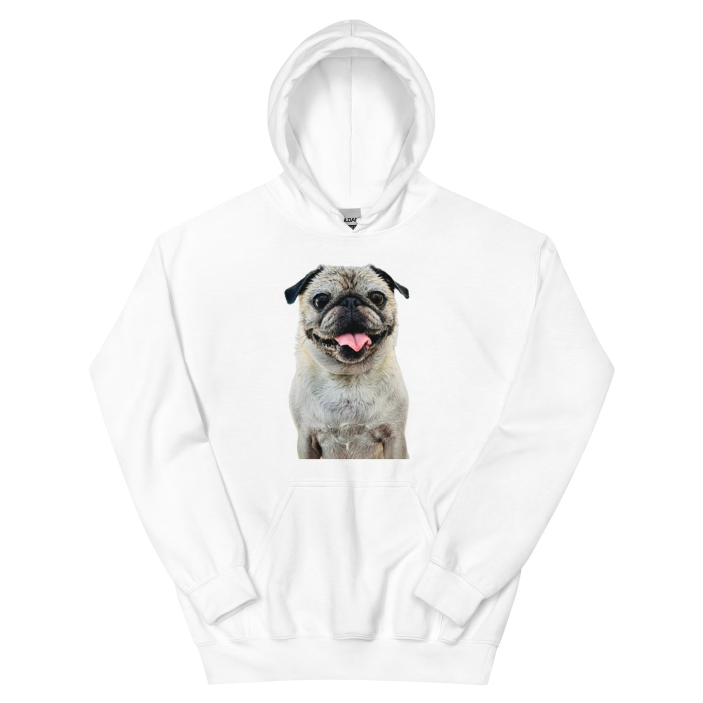 Tudi the Adventure Pug Unisex Hoodie